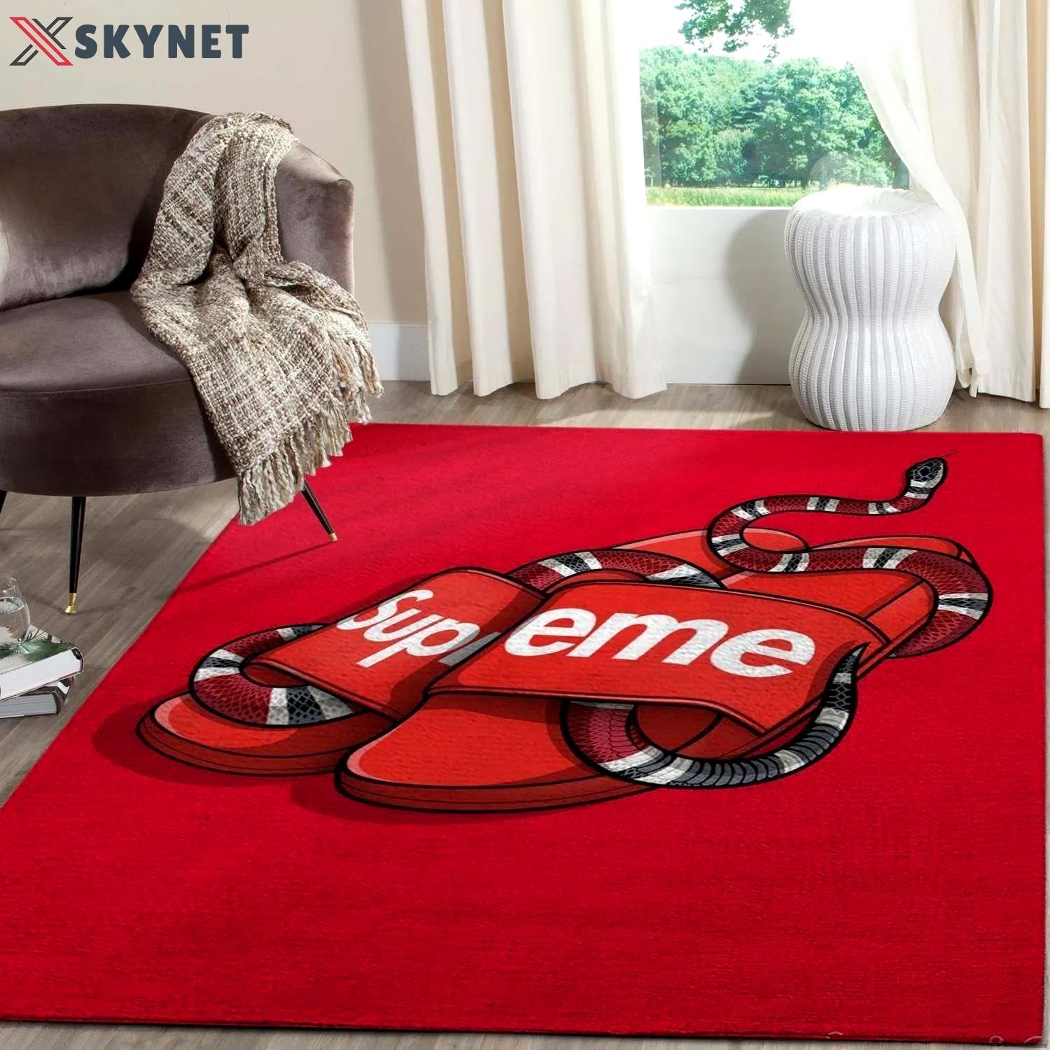 Rugs in living room and bedroom - Gucci supreme luxury area rug for living room bedroom carpet floor mats keep warm in winter mat Rectangle Rug