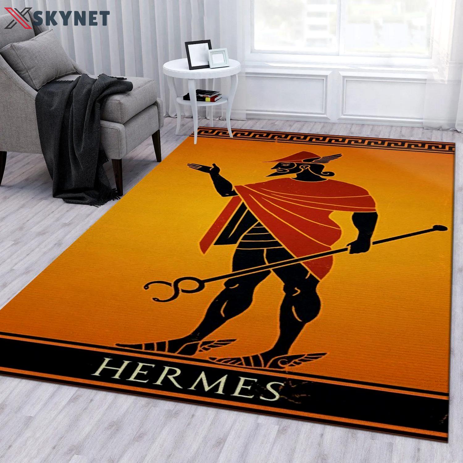Rugs in living room and bedroom - Hermes ver15 area rug bedroom rug family gift us decor Rectangle Rug