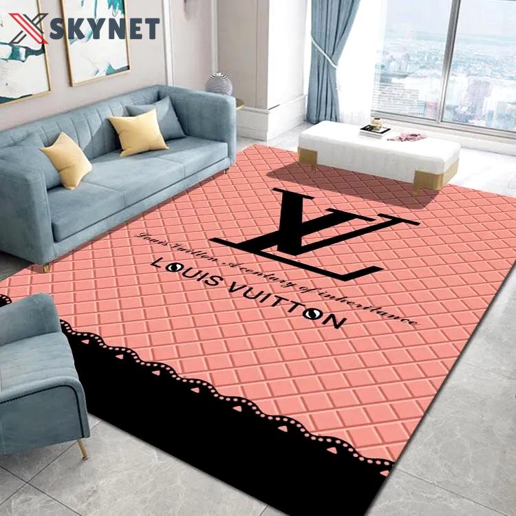 Rugs in living room and bedroom - Louis vuitton lv luxury area rug for living room bedroom carpet floor mats keep warm in winter mat Rectangle Rug