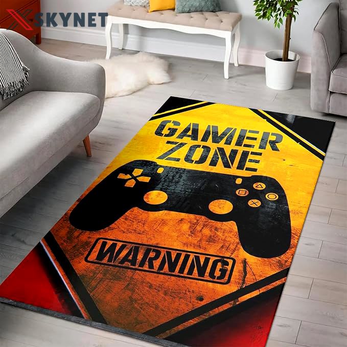 Rugs in living room and bedroom gamer zone rug Rectangle Rug
