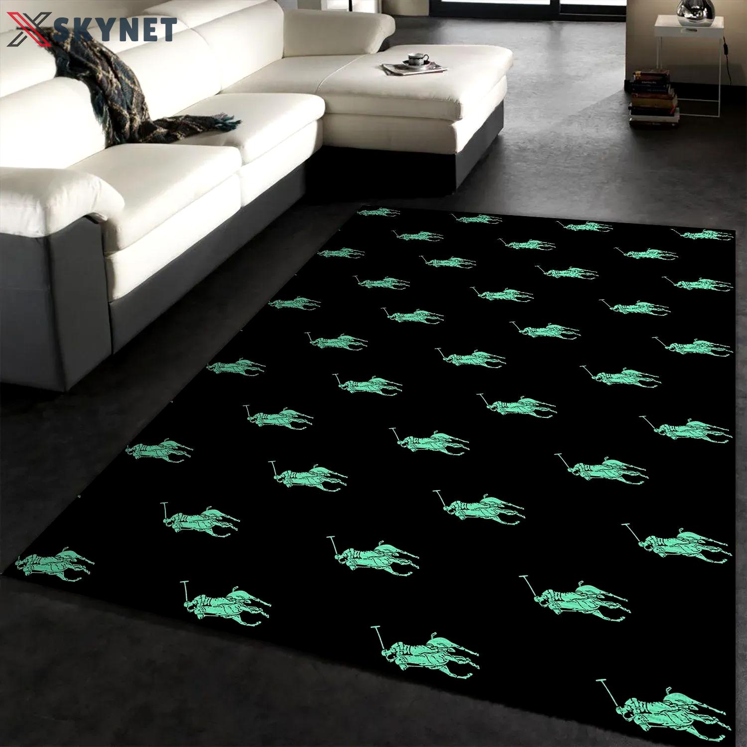 Rugs in living room and bedroom ralph lauren fashion logo limited luxury brand rug carpet home decor 01 Rectangle Rug