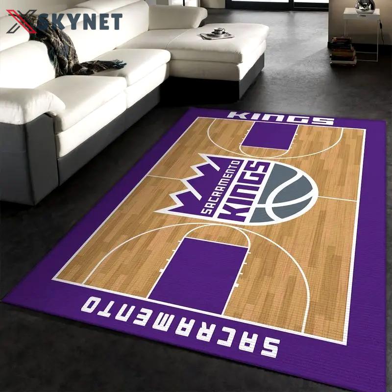 Sacramento kings nba 5 area rug living room bedroom rug rug regtangle carpet Rectangle Rug