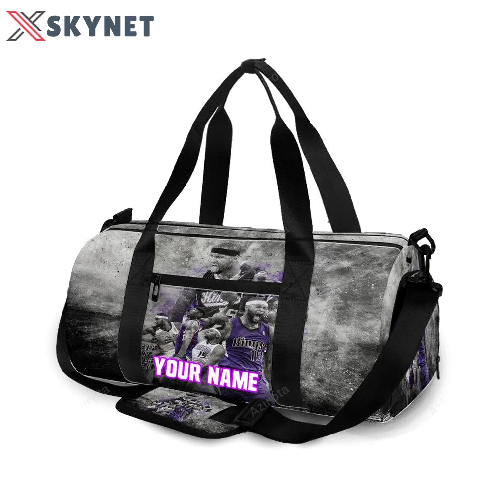 Sacramento kings never stop never give in personalized name travel bag gym bag 2323 Travel Bag
