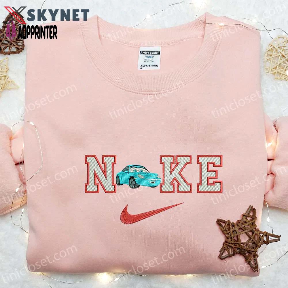 Sally carera x nike cartoon embroidered sweatshirt: disney characters & custom hoodie Embroidered Shirt