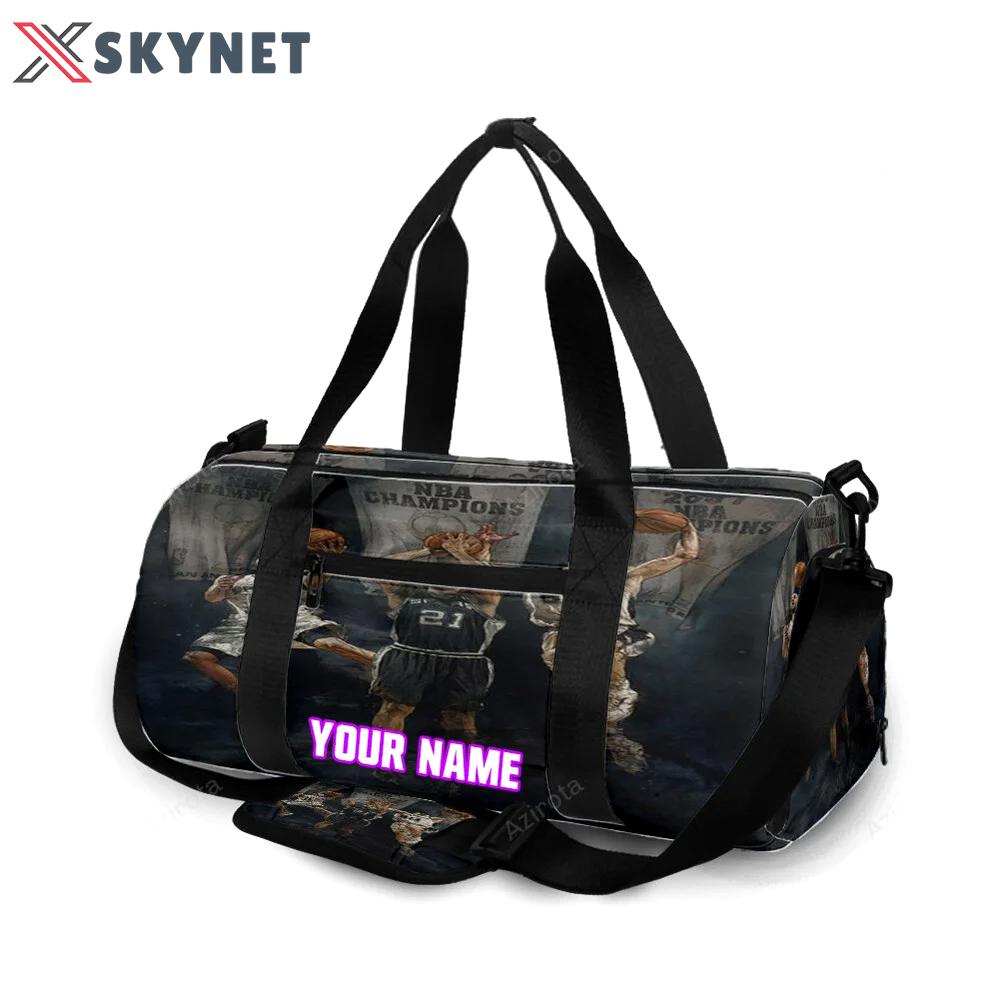 San antonio spurs all players6 personalized name travel bag gym bag 2263 Travel Bag