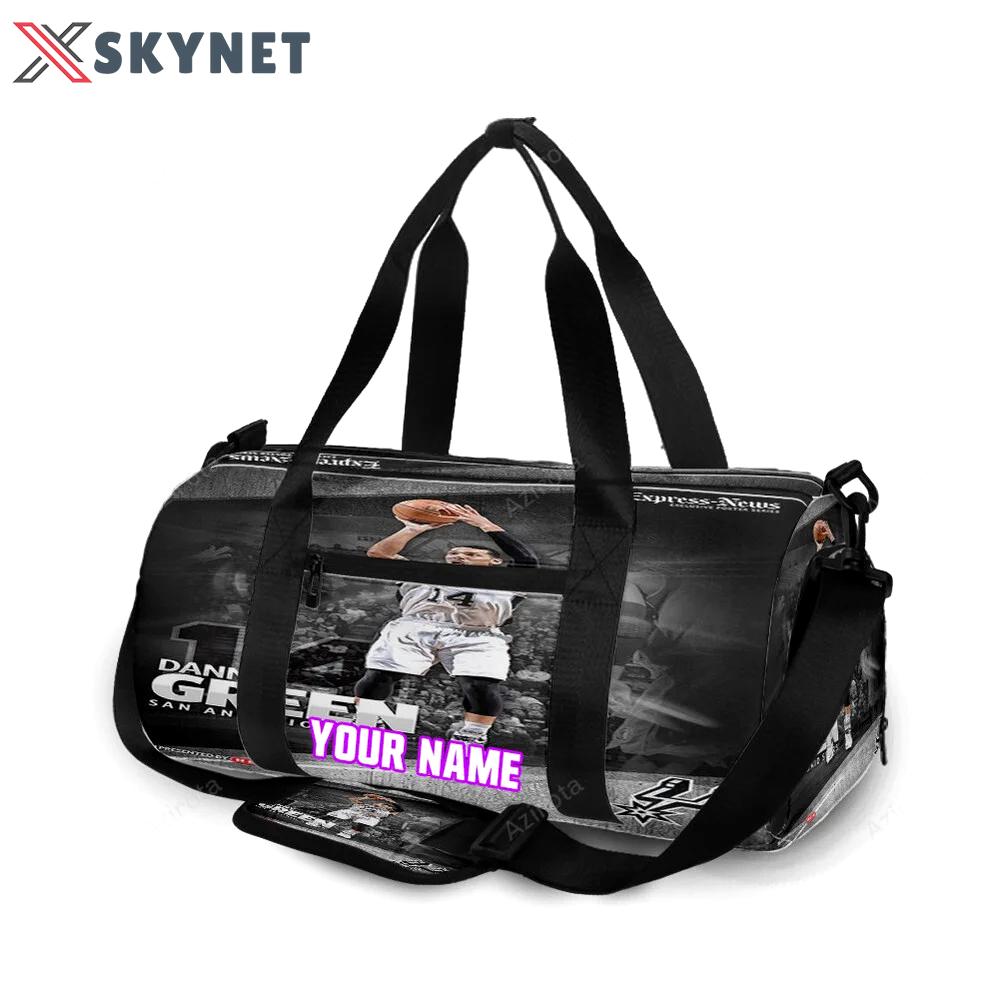 San antonio spurs danny green1 personalized name travel bag gym bag 2334 Travel Bag