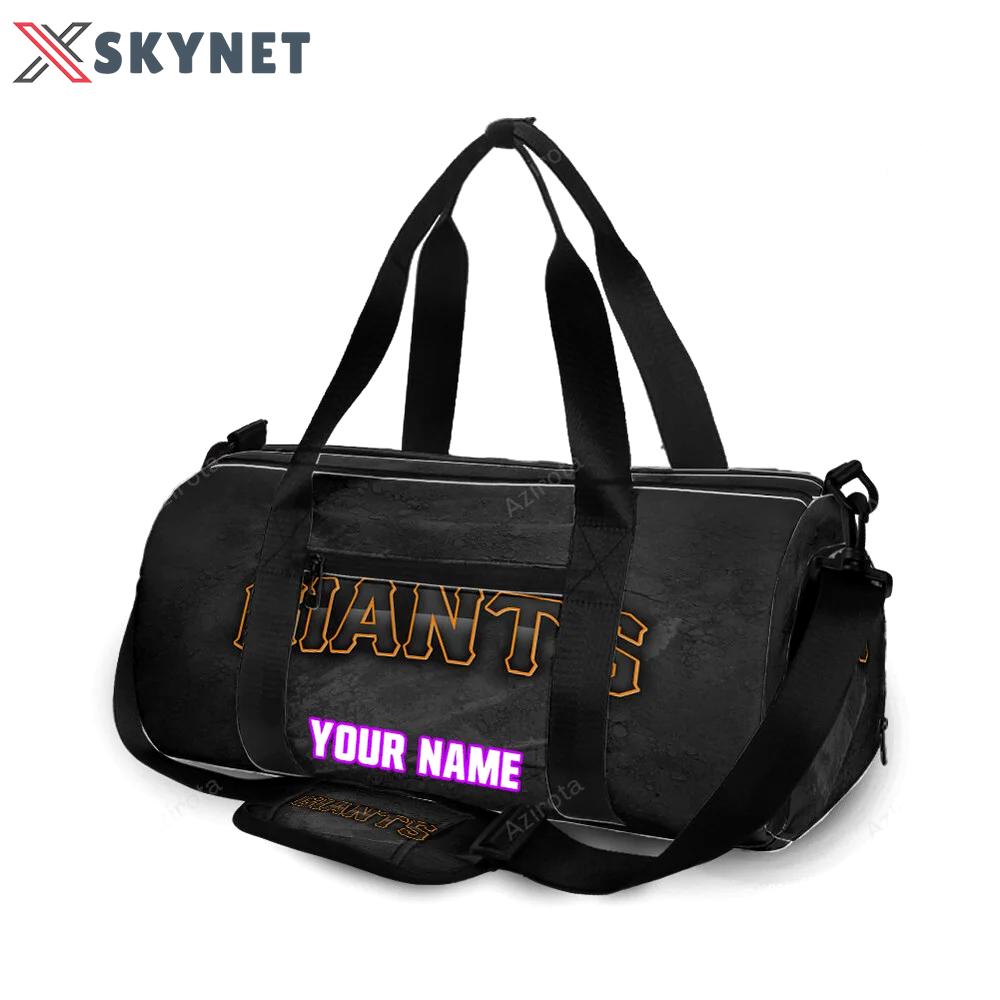 San francisco giants art 4 personalized name travel bag gym bag 2414 Travel Bag