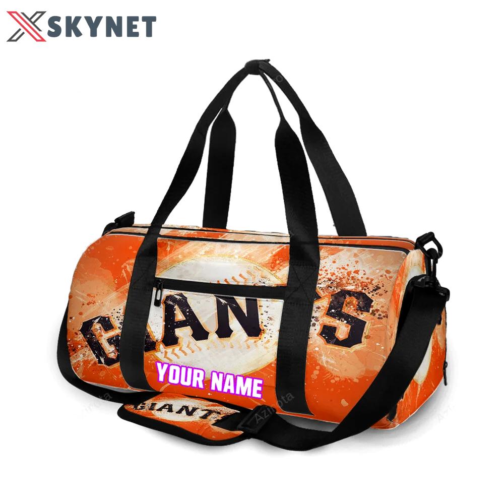San francisco giants art 5 personalized name travel bag gym bag 2589 Travel Bag
