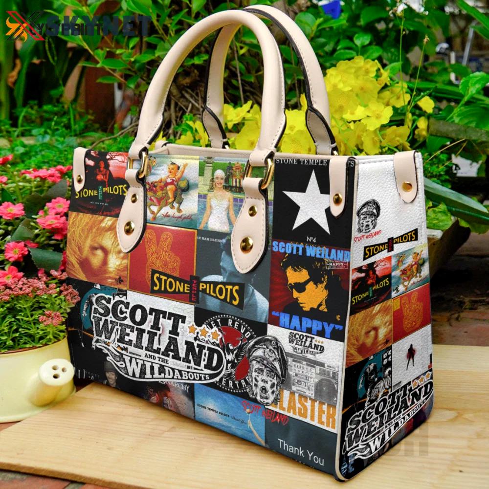 Scott weiland leather bag for women gift 2056 Women Leather Hand Bag