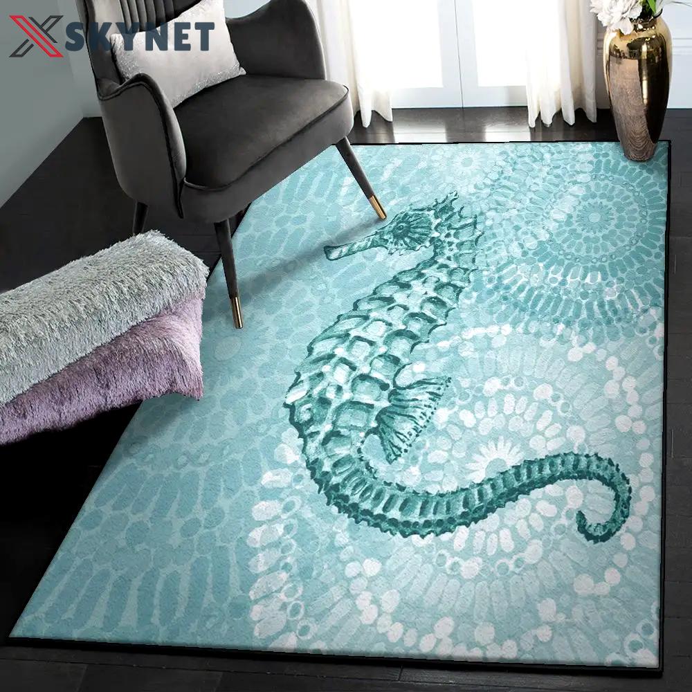 Seahorse carpets for living room, a seahorse gs cl rug Rectangle Rug