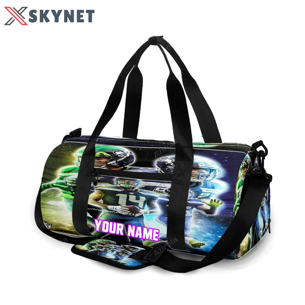 Seattle seahawks players3 personalized name travel bag gym bag 1931 Travel Bag