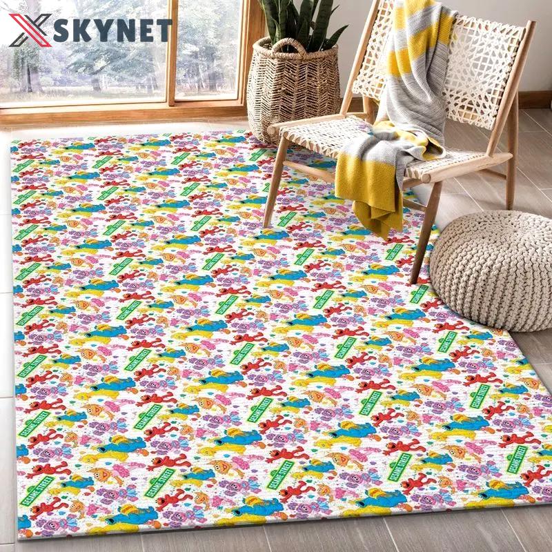 Sesame street 13 area rug living room and bed room rug rug regtangle carpet floor decor home decor Rectangle Rug