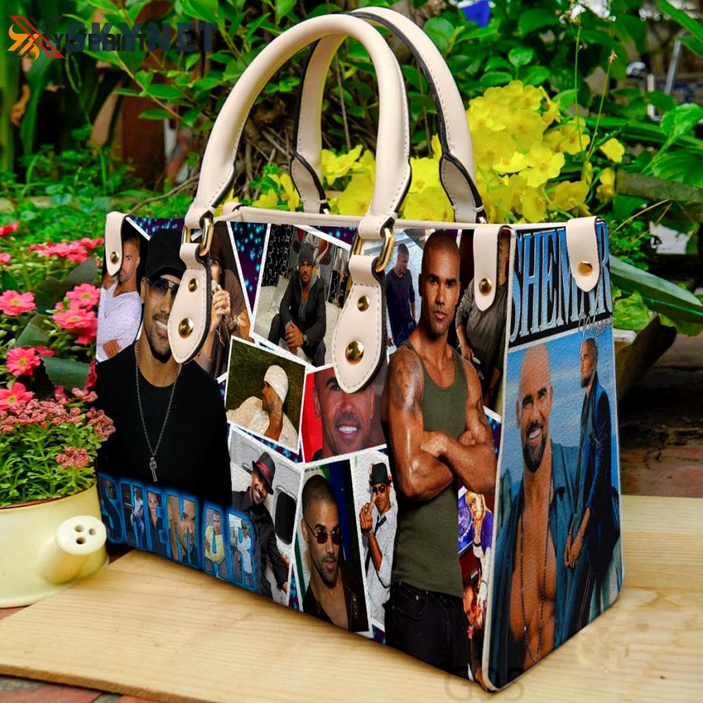 Shemar moore leather bag for women gift 3980 Women Leather Hand Bag