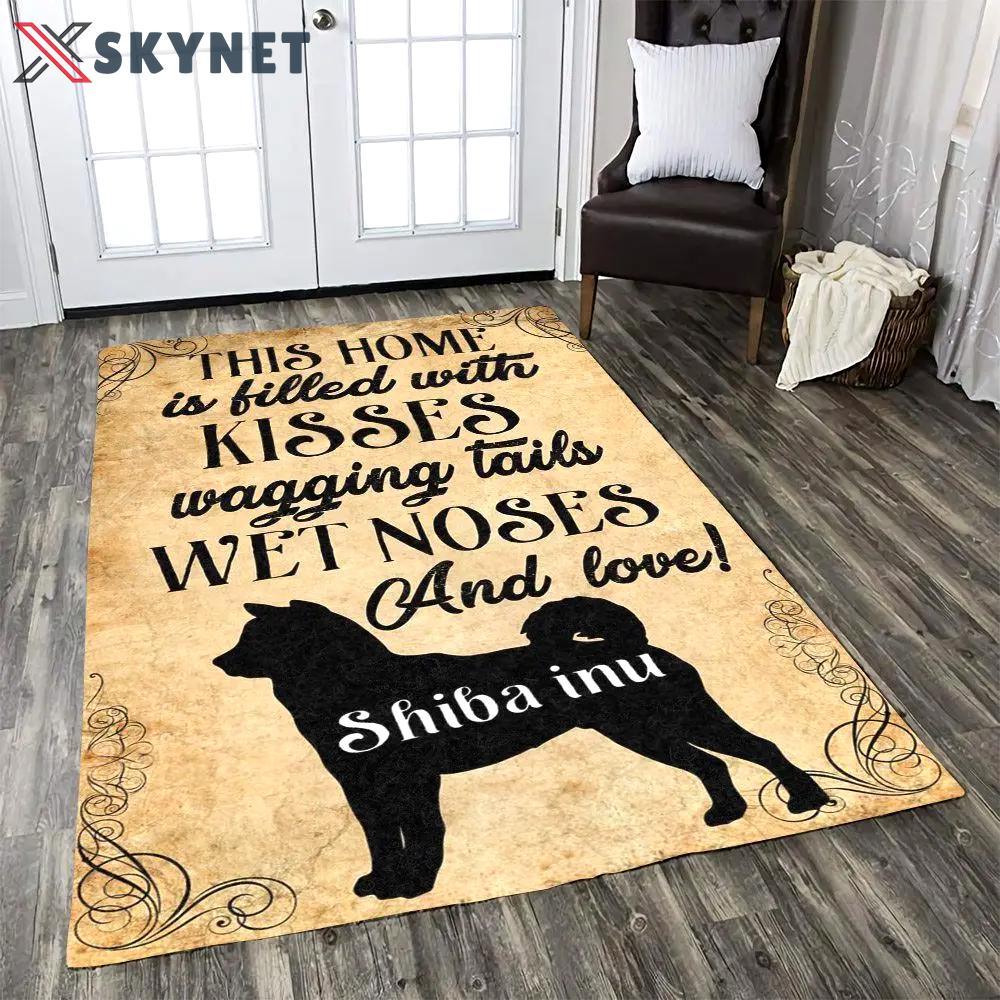 Shiba inu quote rug dhcdhc ld2809 rug living room rug home decor Rectangle Rug