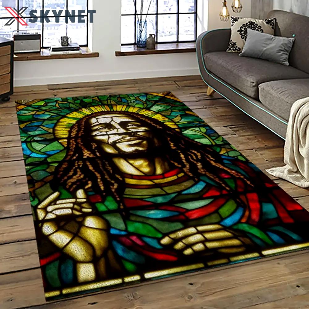 Singer bob marley music carpet rectangle area rug for living room bedroom decor bm16 Rectangle Rug