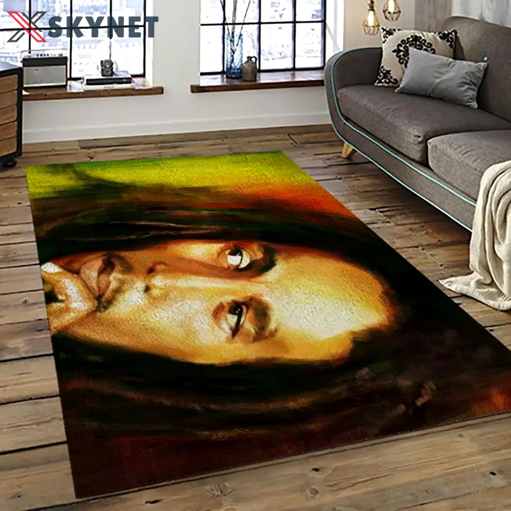 Singer bob marley music carpet rectangle area rug for living room bedroom decor bm20 Rectangle Rug