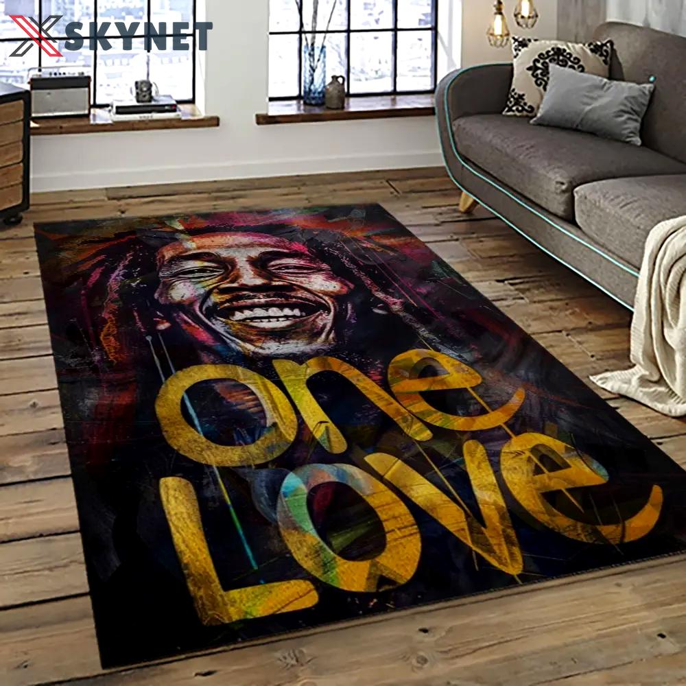 Singer bob marley music carpet rectangle area rug for living room bedroom decor bm28 Rectangle Rug