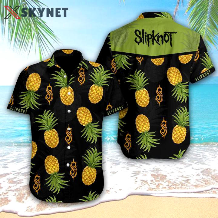 Slipknot pineapple hawaiian Hawaii Shirt Shorts & Flip Flops