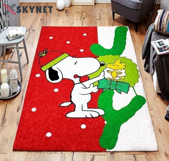 Snoopy area rug floor rug christmas disney movie home decor homebeautyus rug regtangle carpet floor decor home decor Rectangle Rug