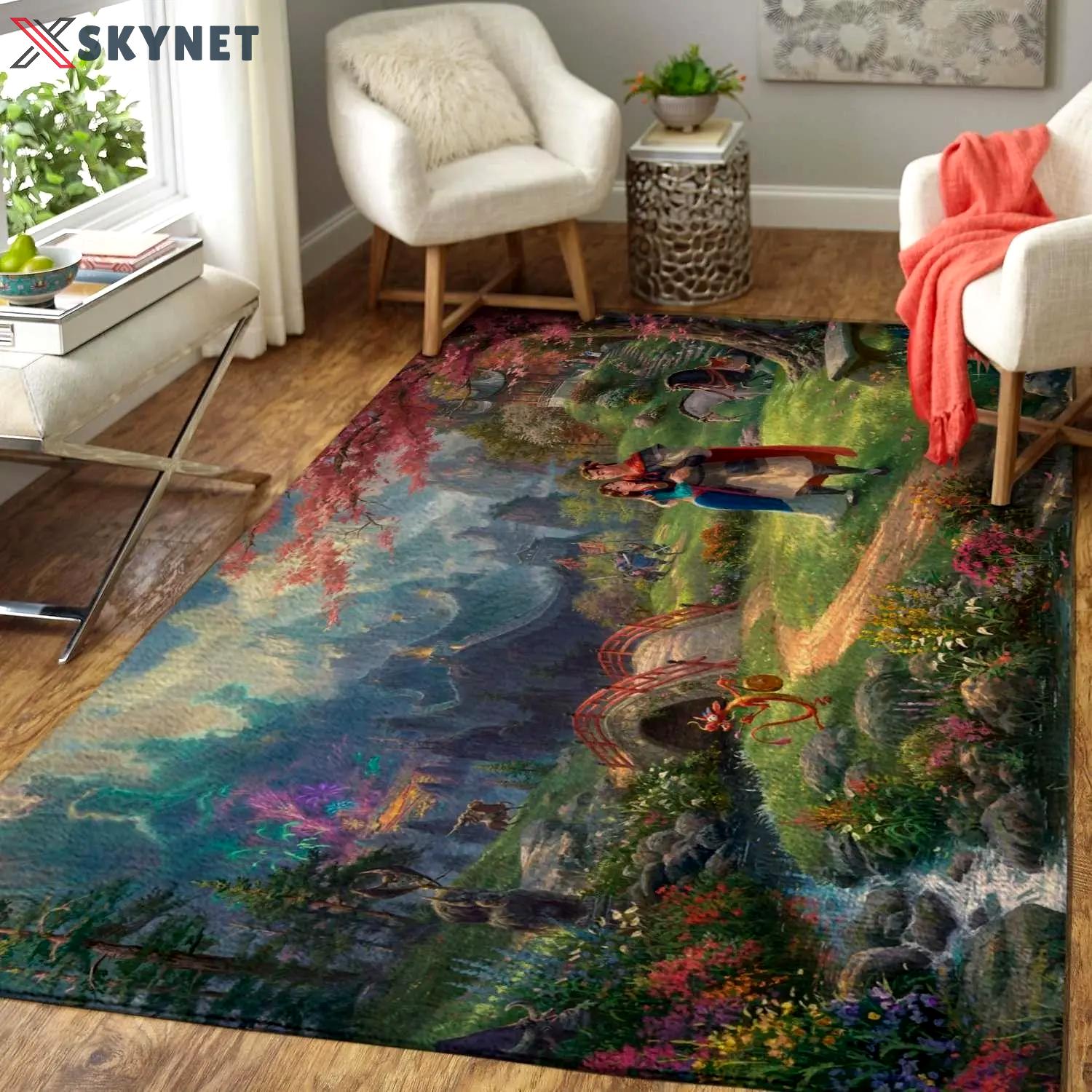 Snoopy area rug living room rug home decorthe charlie brown and snoopy show floor decor the us decor Rectangle Rug
