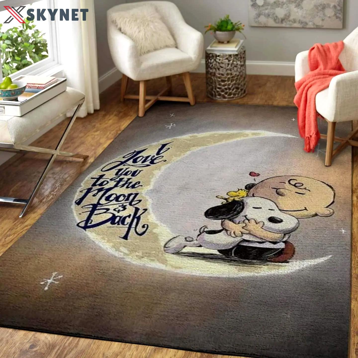 Snoopy rug christmas carpet sn08 rug regtangle carpet floor decor home decor Rectangle Rug
