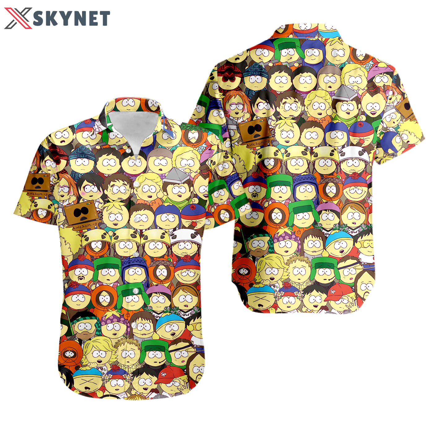 South park characters hawaiian shirt Hawaii Shirt Shorts & Flip Flops