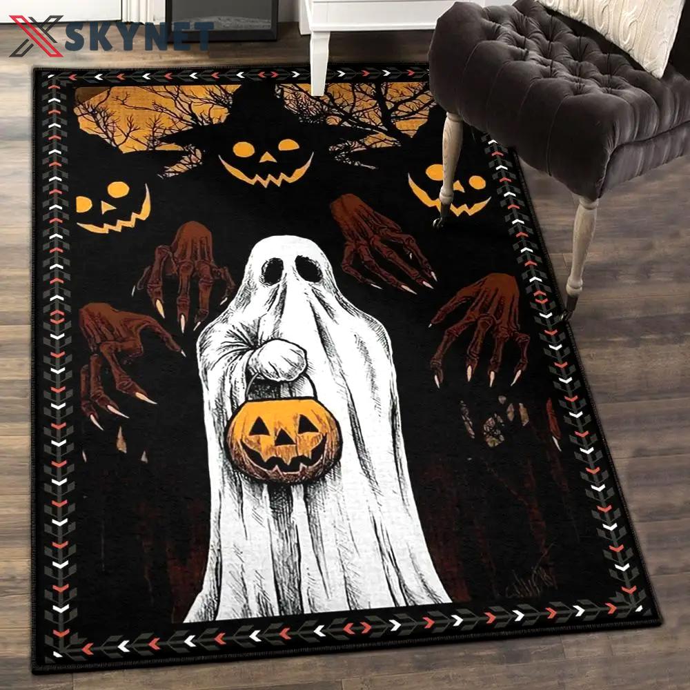 Spooky indoor outdoor rugs, halloween rug Rectangle Rug
