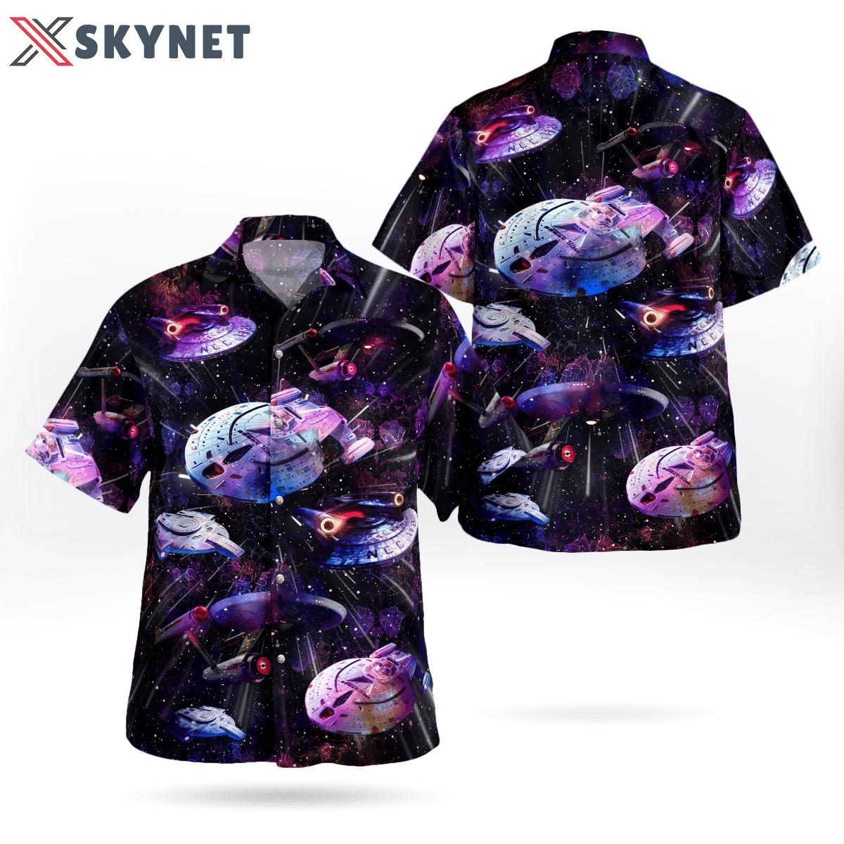 St starships star trek hawaiian shirt Hawaii Shirt Shorts & Flip Flops