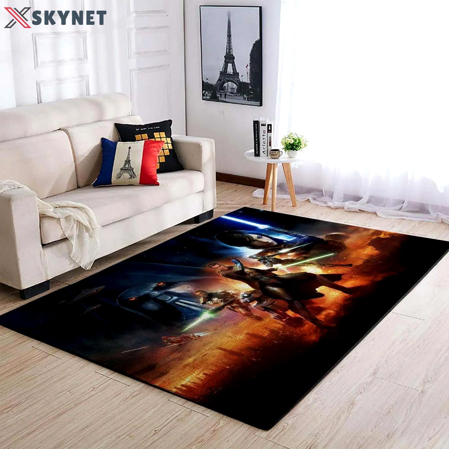 Star wars area rugs movies fans living room carpet sw71217 rug regtangle carpet floor decor home decor Rectangle Rug