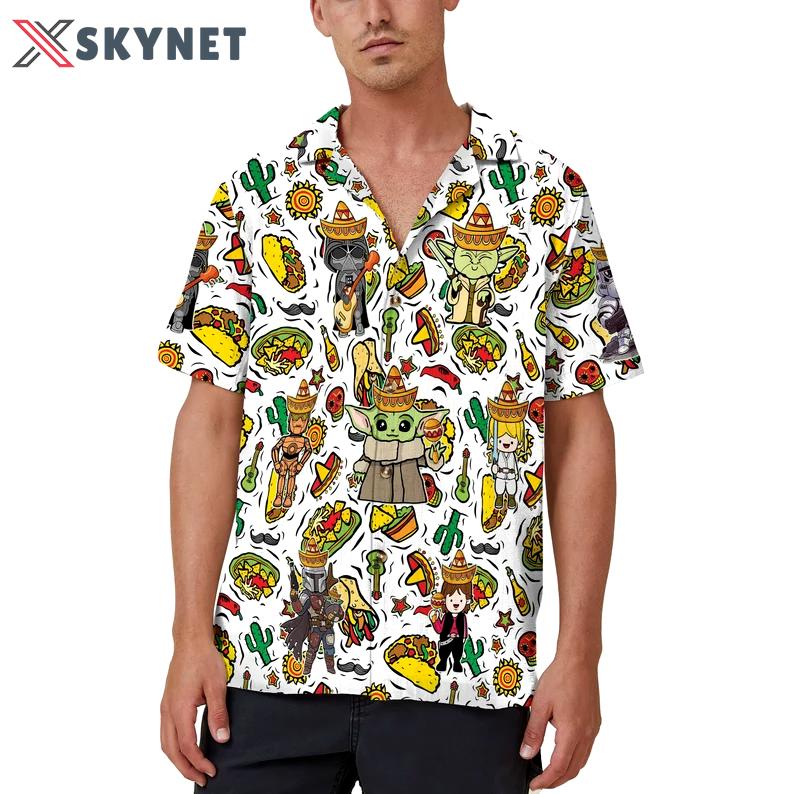 Star wars character cinco de mayo hawaiian shirt Hawaii Shirt Shorts & Flip Flops