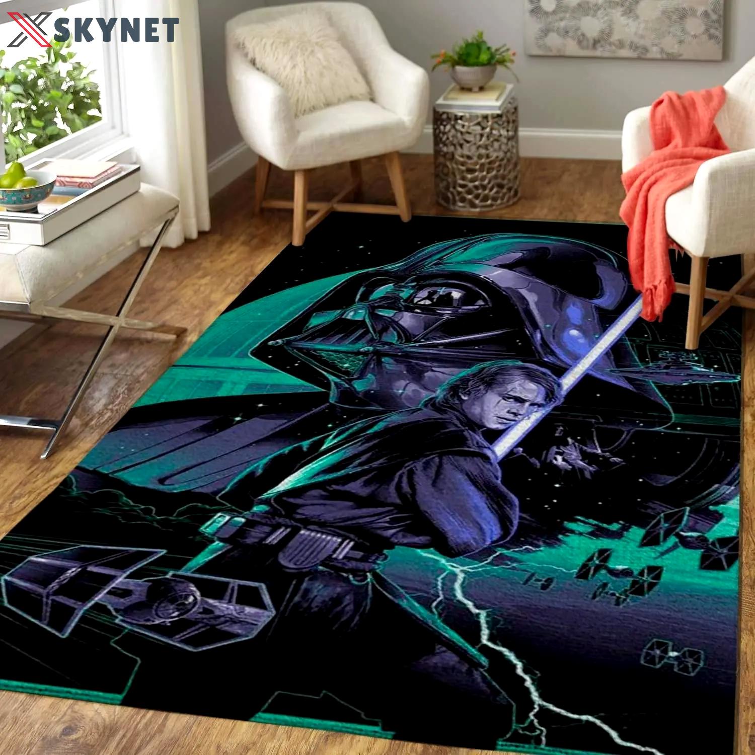Star wars fans darth vader area rug anakin skywalker movie home decor Rectangle Rug