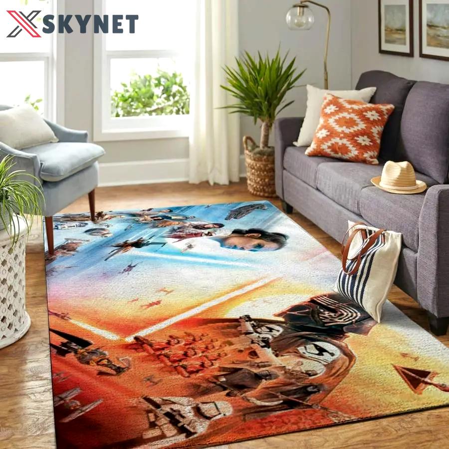 Star wars the rise of skywalker area rug living room rug home decor movie ofd 19120725 Rectangle Rug