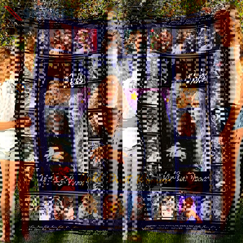 Stevie nicks gold dust woman fleece blanket, mink sherpa blanket, stevie nicks blanket, singer blanket, stevie nicks fans gift Quilt Blanket