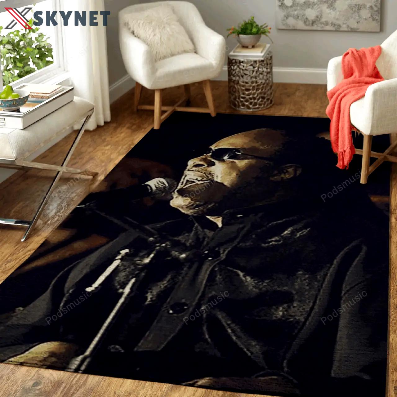 Stevie wonder a mic music artist art for fans area rug living room carpet rug regtangle carpet floor decor home decor Rectangle Rug