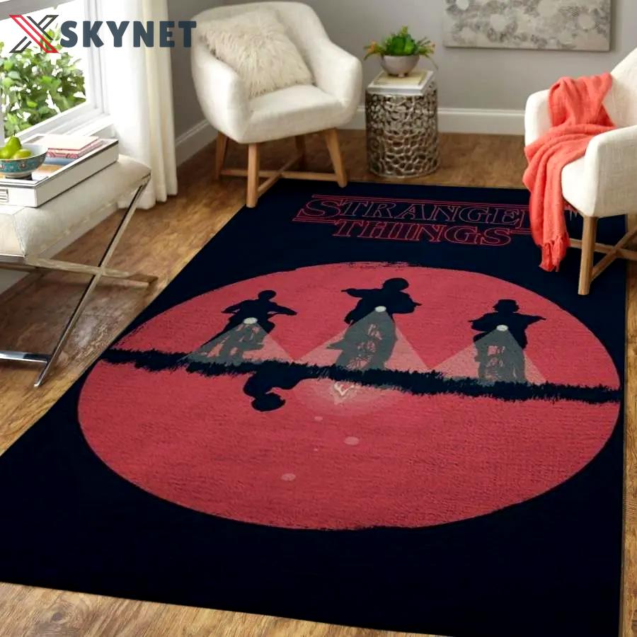 Stranger things area rug living room rug home decor movie ofd 1910141 Rectangle Rug