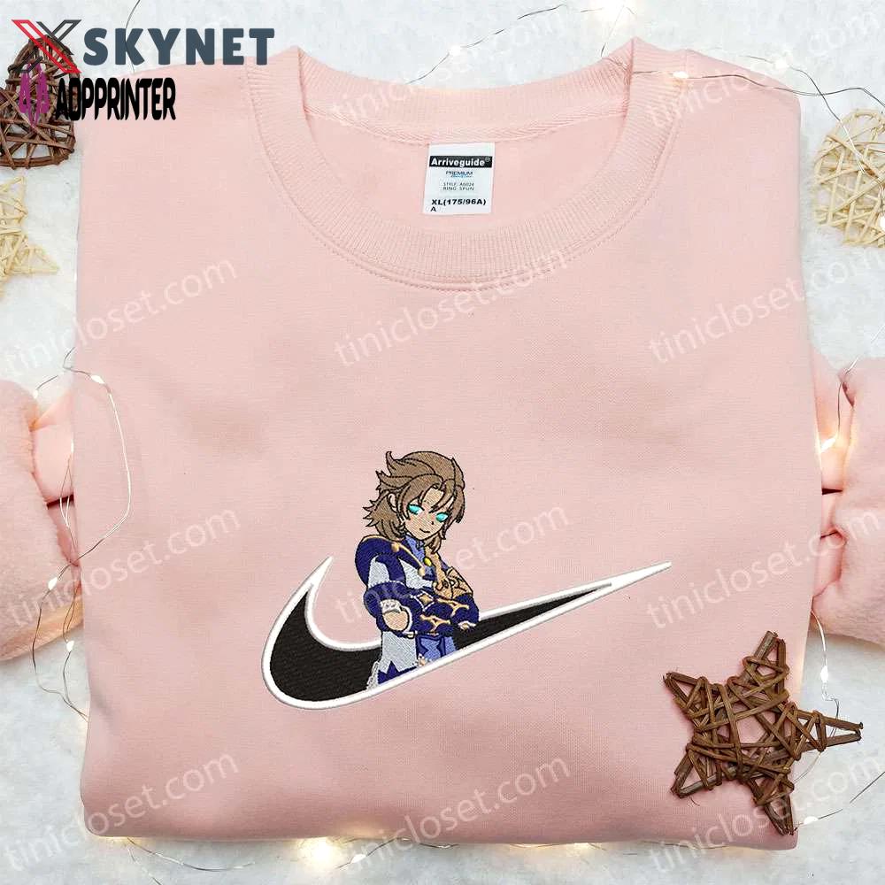 Stylish albedo x nike embroidered shirt genshin impact & nike inspired designs Embroidered Shirt