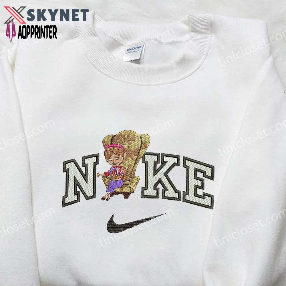 Stylish ellie fredricksen x nike embroidered shirts – customized and unique! Embroidered Shirt