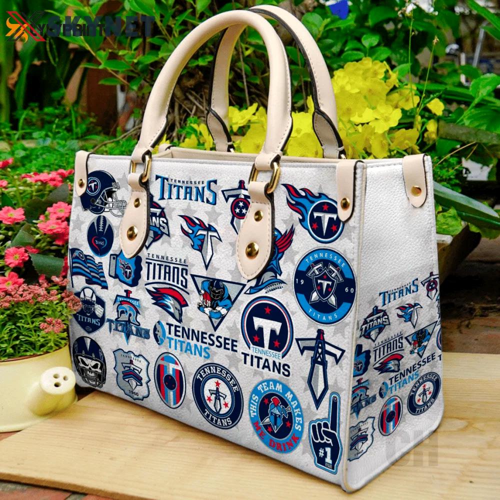 Stylish tennessee titans leather handbag: perfect women s day gift 3789 Women Leather Hand Bag