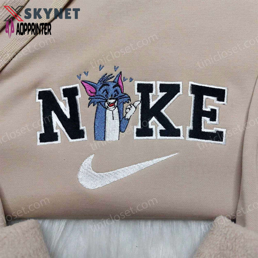 Stylish tom nike & cartoon embroidered shirts – nike inspired designs Embroidered Shirt