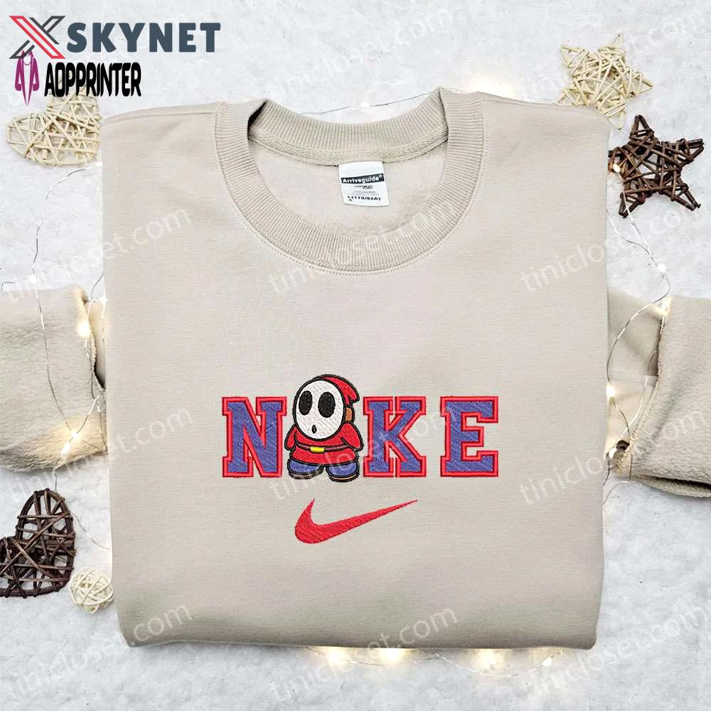 Super mario michael myers x nike embroidered hoodie: best halloween gift idea Embroidered Shirt