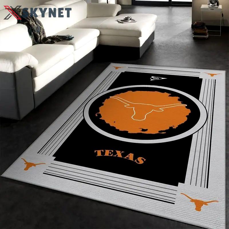 Texas longhorns ncaa 1 area rug living room bedroom rug rug rectangle carpet Rectangle Rug