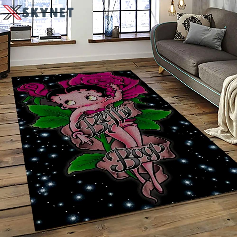The best of betty boop cartoon character carpet area rug home decor gift best present for friends bobb25 Rectangle Rug