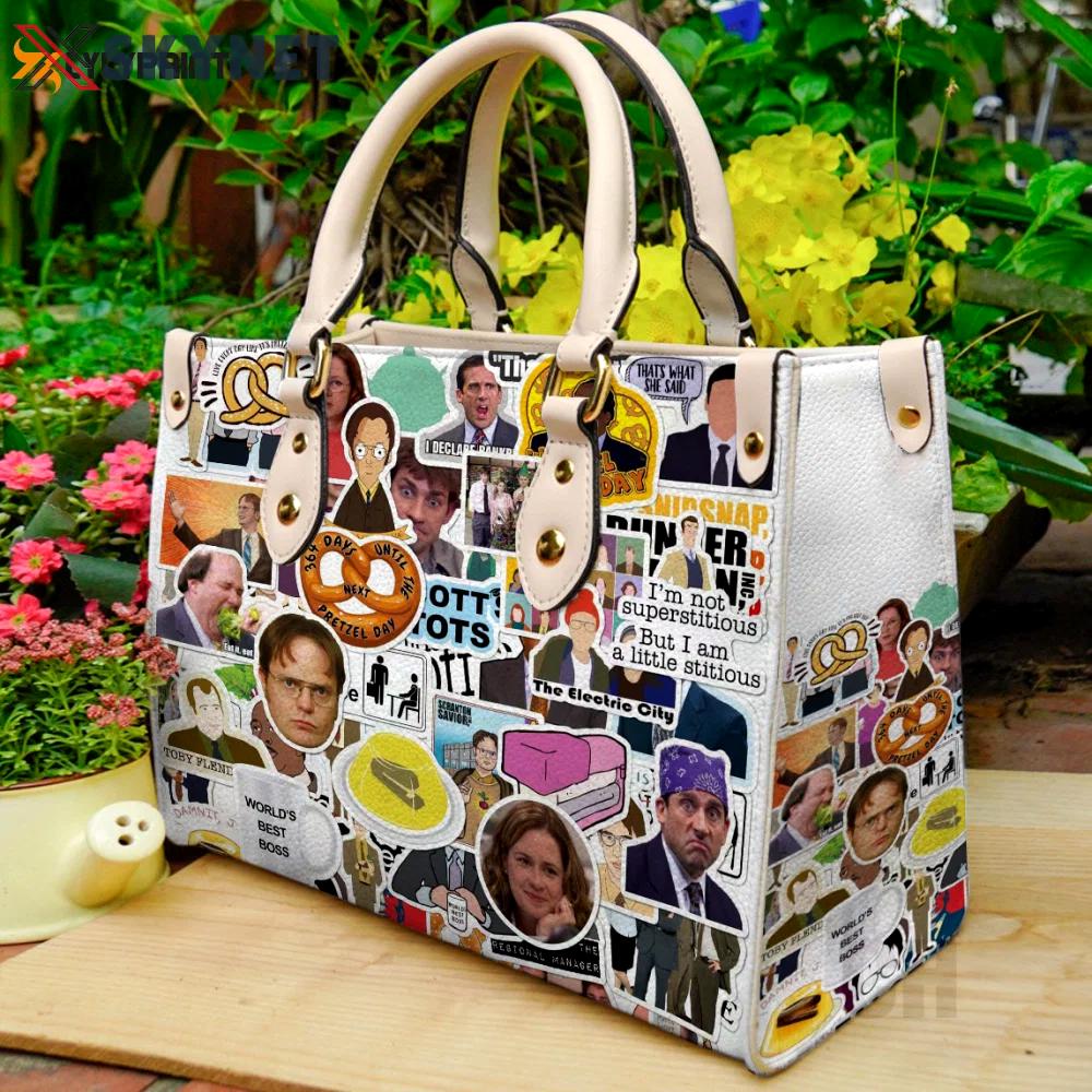 The office leather bag for women gift 828 Women Leather Hand Bag