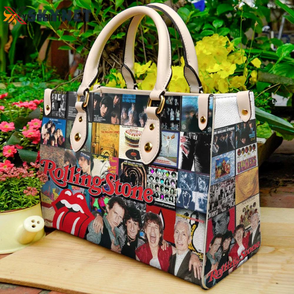 The rolling stones band leather handbag: perfect women s day gift! 239 Women Leather Hand Bag