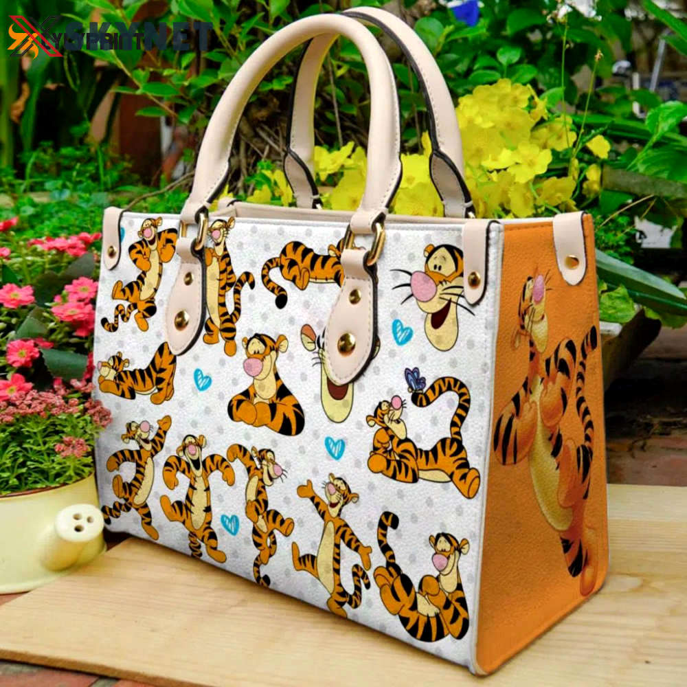 Tigger leather handbag gift for women 695 Women Leather Hand Bag