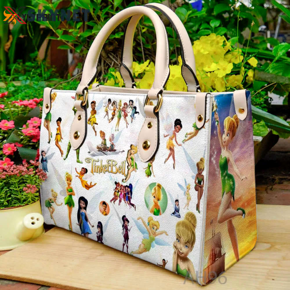Tinker bell leather handbag gift for women 4117 Women Leather Hand Bag