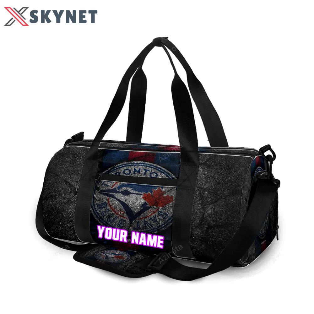 Toronto blue jays russell bird crack stone personalized name travel bag gym bag 2440 Travel Bag