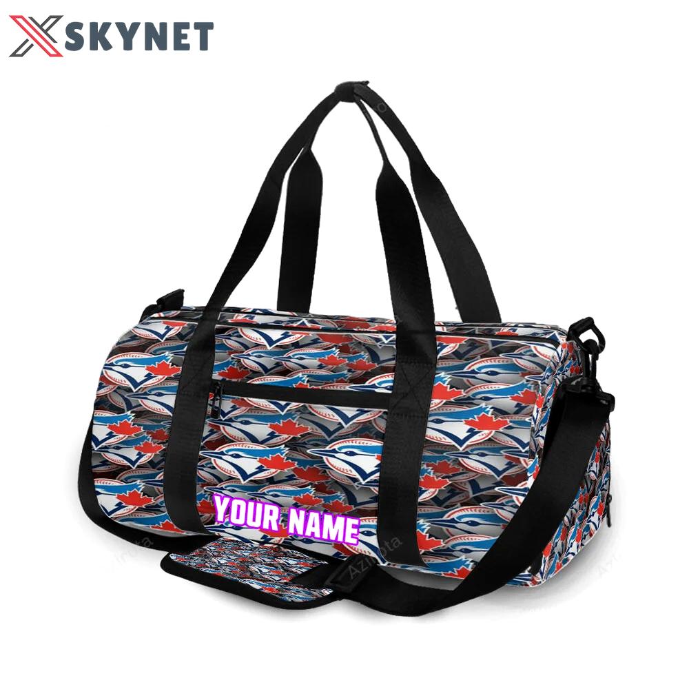 Toronto blue jays3 personalized name travel bag gym bag 2554 Travel Bag