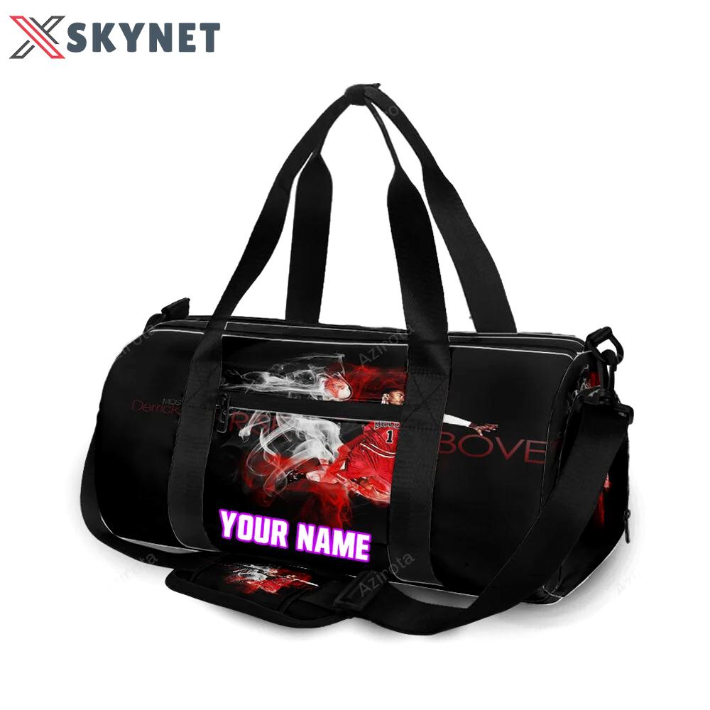 Toronto raptors derrick rose1 personalized name travel bag gym bag 2535 Travel Bag
