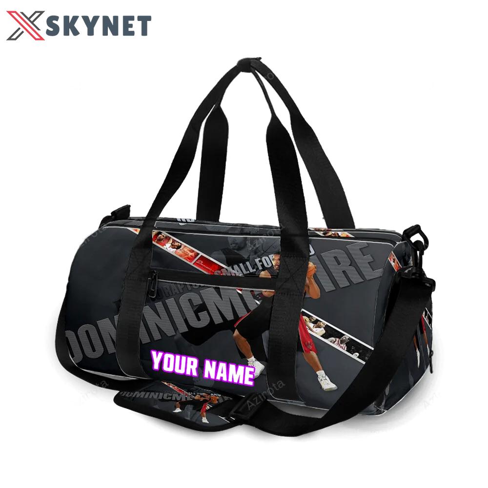 Toronto raptors dominic mcguire1 personalized name travel bag gym bag 2552 Travel Bag